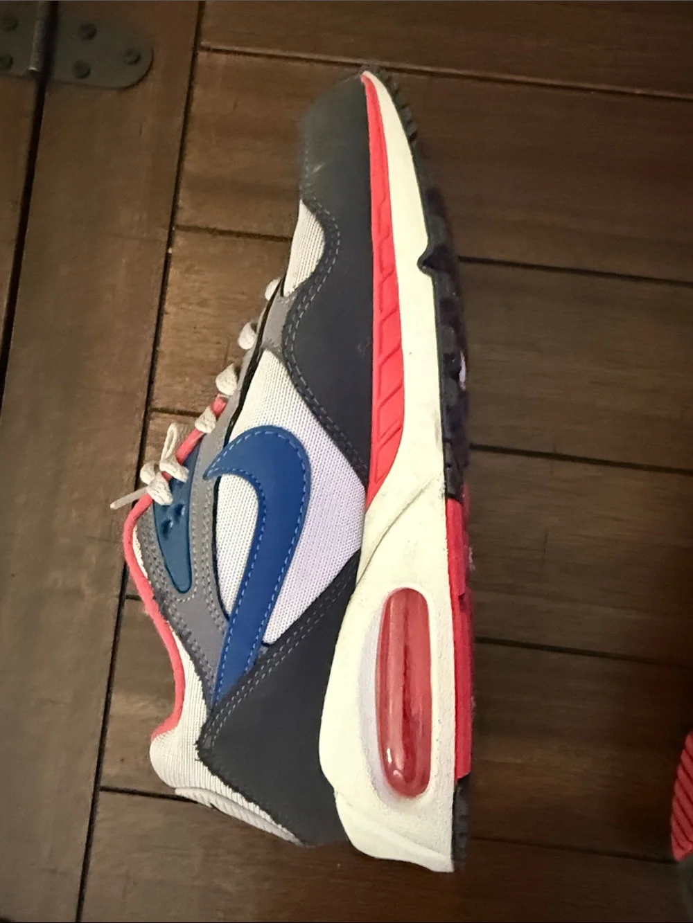 Nike Air Gray White Blue Pink Sneakers - Picture 7 of 8